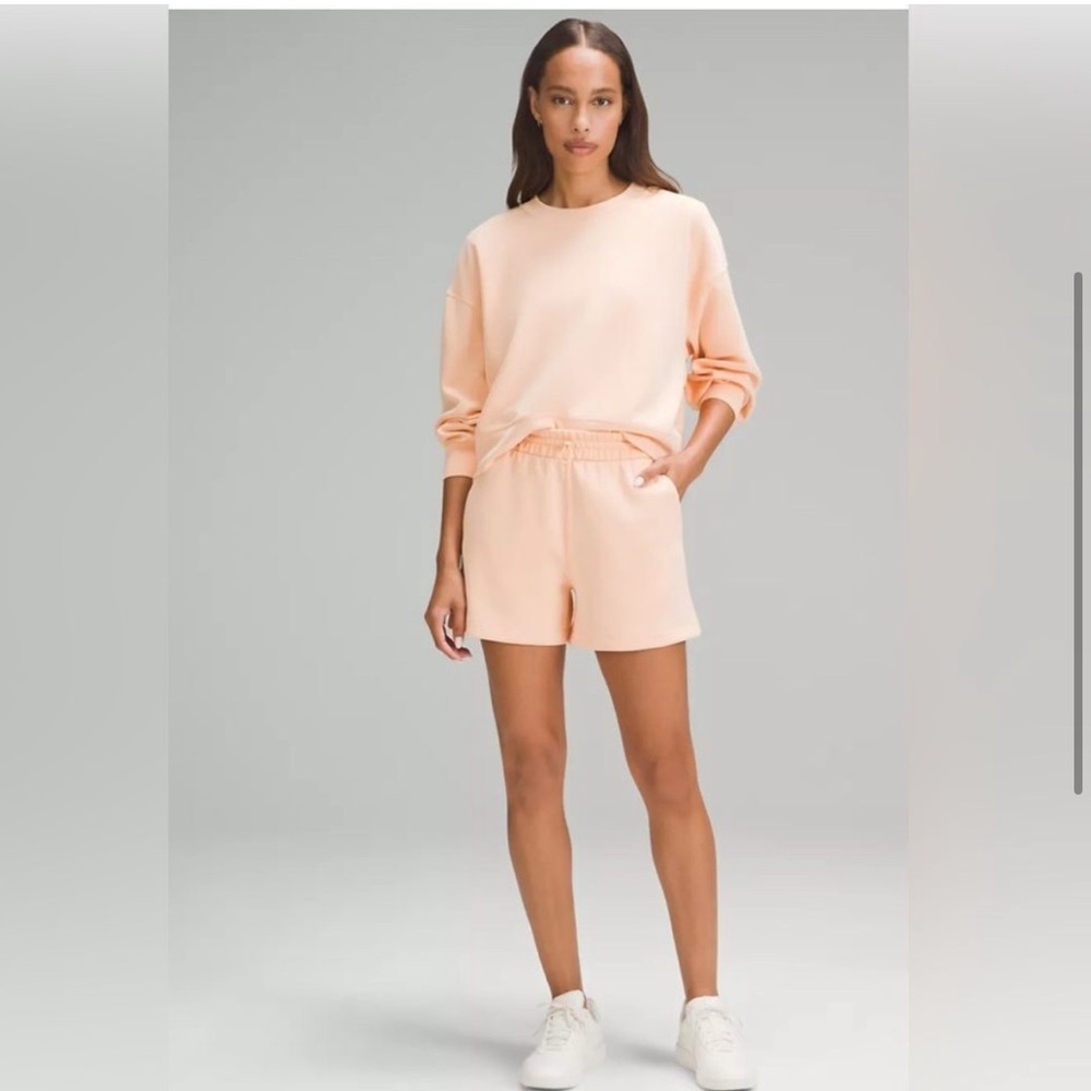 Lululemon Soft Stream 4” Short in Peach Bellini.  4